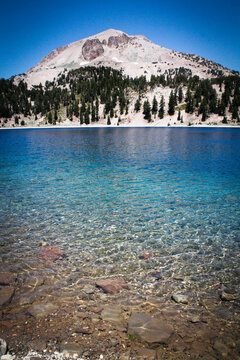 Beautiful Lake Helen, located on Mt. Lassen