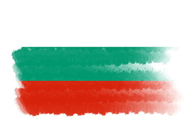 brush flag bulgaria transparent background, bulgaria brush watercolour flag design template element PNG file bulgaria flag