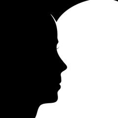 Head silhouette