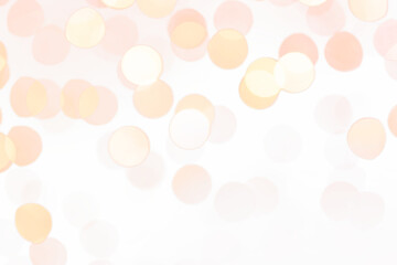 PNG gold bokeh effect, transparent background