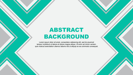 Abstract Background Design Template. Banner Wallpaper Vector Illustration. Teal Green Vector