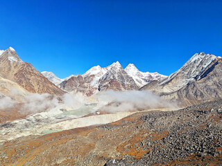 Beautiful mountain landscape in Himalaya