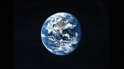 An image of the Earth seen from space
