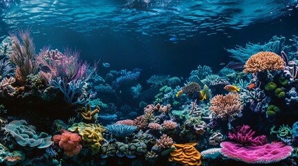 Fototapeta na wymiar Capture the beauty and diversity of marine life underwater