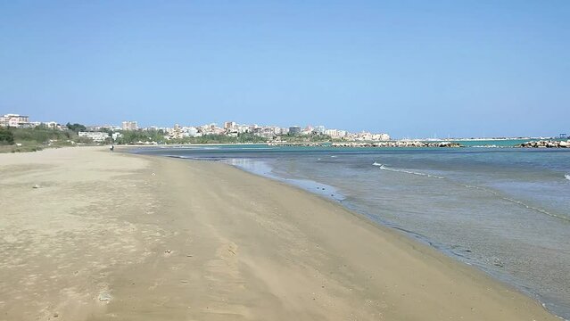 Termoli - Panoramica della spiaggia Il Fenicottero
