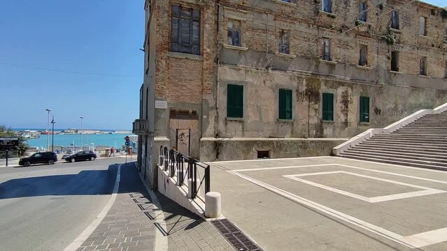 Termoli - Scalinata del Folklore da Via Aubry