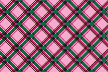 Seamless plaid pattern. Traditional Scottish fabric ornament. Stylish wallpaper for web design, textile printing and wrapping paper. Tartan large stripes.