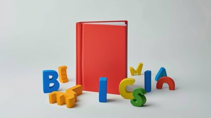 book with letters - Words Take Flight