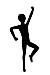 black vector image silhouette modern yoga exercises, beauty, body line art. For use as a brochure template or for use in web design.