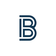letter B professional creative logo vector illustration template design