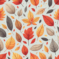 Autumn leaves vector image