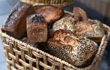Fresh aromatic bread. Lots of baked goods