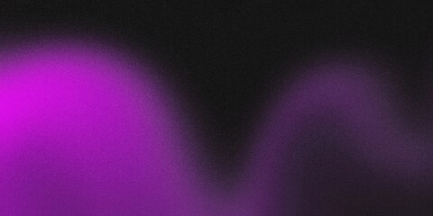Dark black purple spot , color gradient rough abstract background shine bright light and glow template empty space , grainy noise grungy texture
