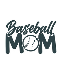 Baseball mom t-shirt