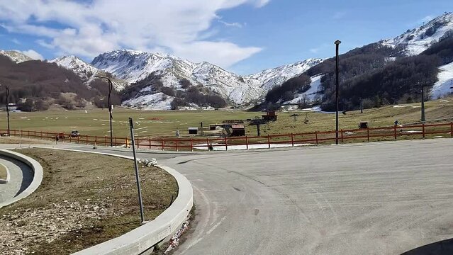Campitello Matese - Panoramica dal parcheggio