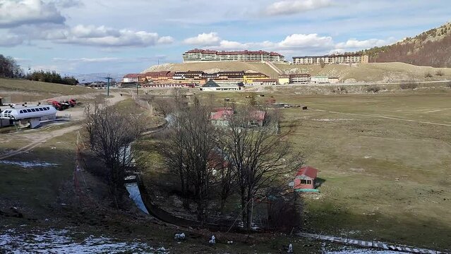 Campitello Matese - Panoramica della piana dal tratto finale della pista Del Caprio