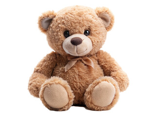 Teddy bear on a white background, PNG file 