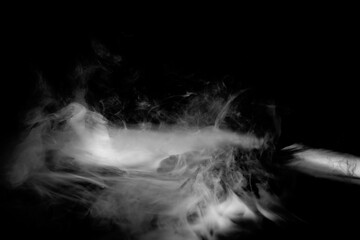Swirly white smoke - 787866163