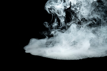 Fototapeta premium Swirly white smoke