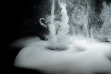 Swirly white smoke - 787866536