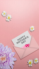 Letter with Happy Mother's Day text - 787867971
