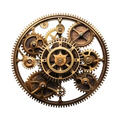 Steampunk Gears: Steampunk-inspired gears and machinery