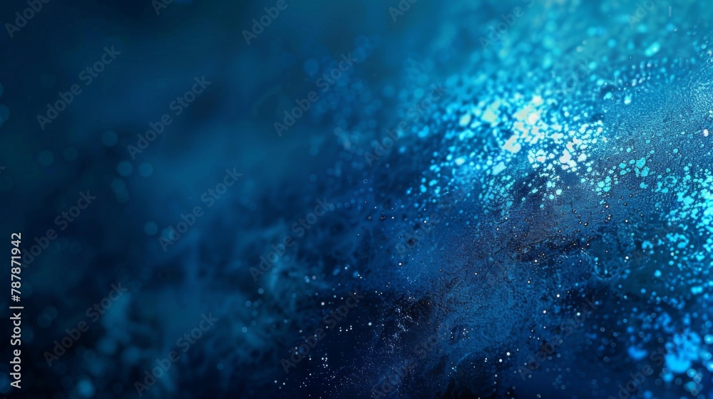 Poster Abstract blue background