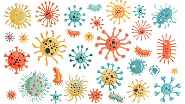 Infection bacteria and pandemic coronavirus virus bio