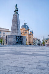 The city of Łódź - view of Freedom Square. - 787882702