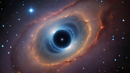 Black hole and cosmic waves into deep space