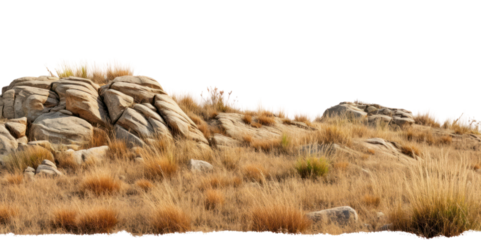 PNG Grass field rock landscape