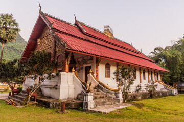 Wat Orchan Sayayaram (Wat Okad Sayaram) Buddhist temple in Muang Ngoi Neua village, Laos