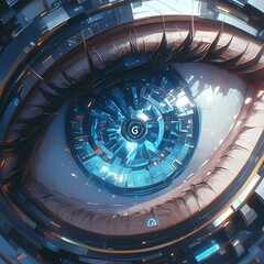 Explore a Cybernetic World with This Stunning Close-up of a Cyborg's Eye