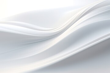 White abstract background with smooth lines