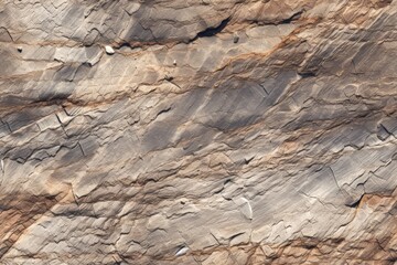 
Close-up shot of a rough, textured rock surface, revealing its natural grooves, crevices, and mineral deposits in vivid detail