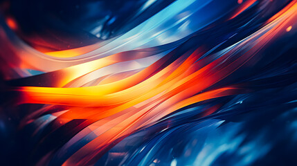 Fototapeta premium Colored abstract background. Smooth transitions of iridescent colors. Colorful gradient. Rainbow backdrop.