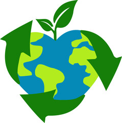 Recycle Green Earth Symbol