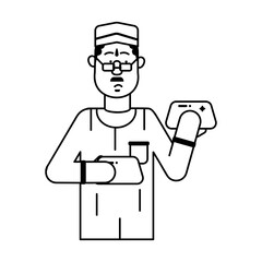 Check this glyph icon of gold seller  