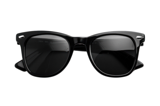 black glasses
isolated on white background