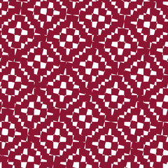 seamless pattern with hearts Qatar flag color