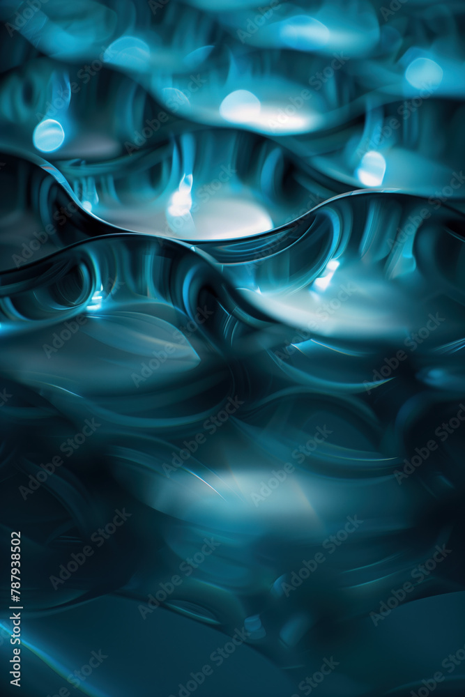 Poster abstract background with a 3d surface. hi-tech futuristic. materials science. background image. crea