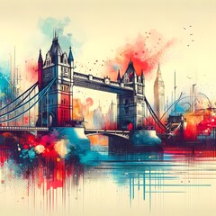 tower bridge art