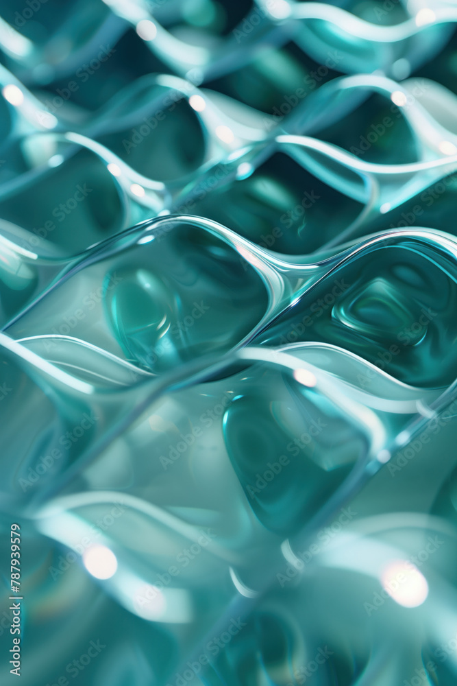 Poster abstract background with a 3d surface. hi-tech futuristic. materials science. background image. crea