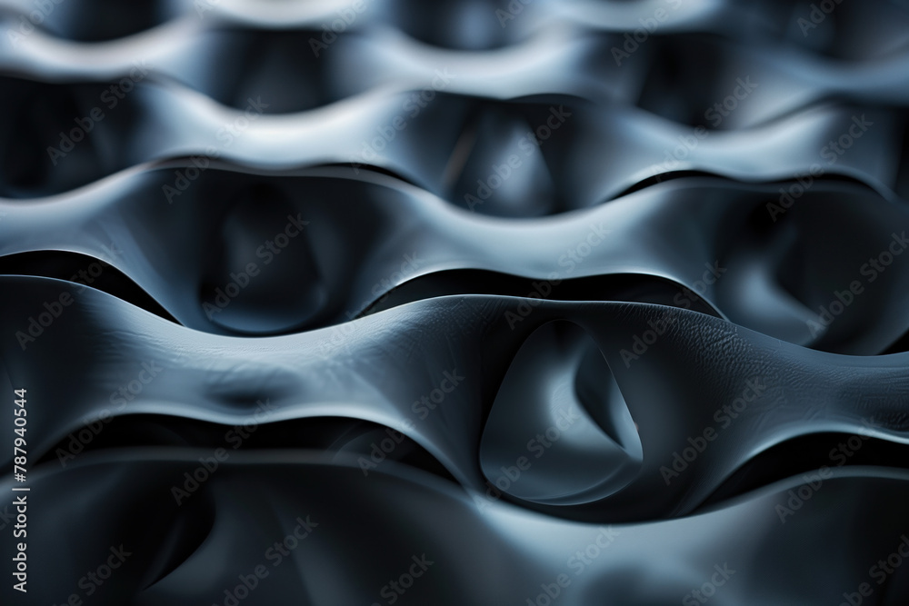 Poster abstract background with a 3d surface. hi-tech futuristic. materials science. background image. crea