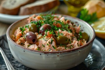 Tuna and olive spread