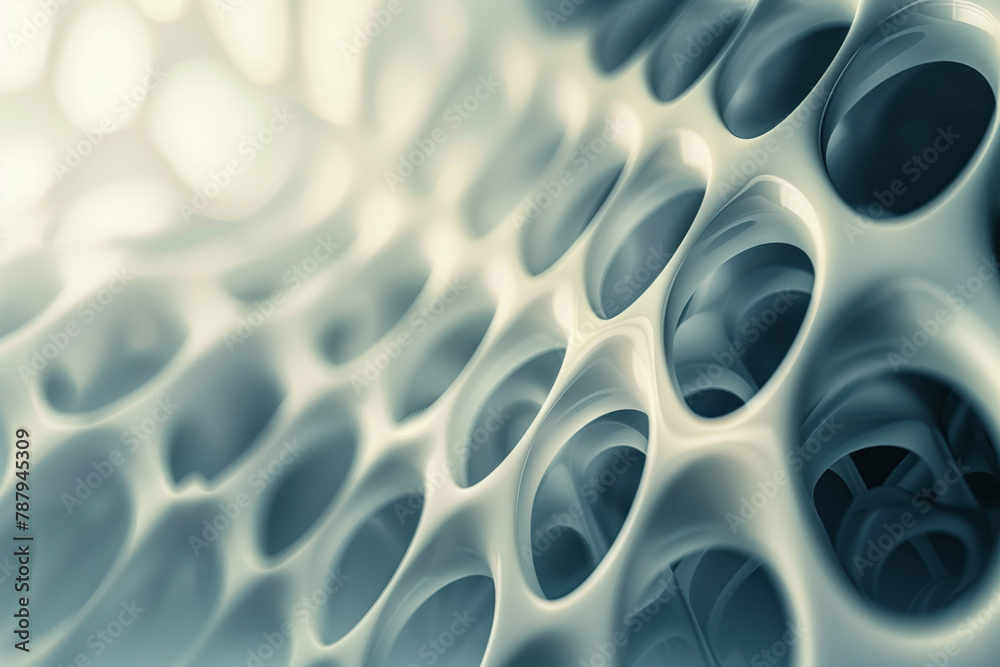 Poster abstract background with a 3d surface. hi-tech futuristic. materials science. background image. crea
