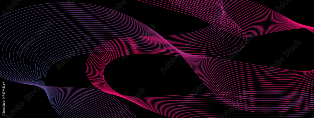 Wall mural Wave Background concept