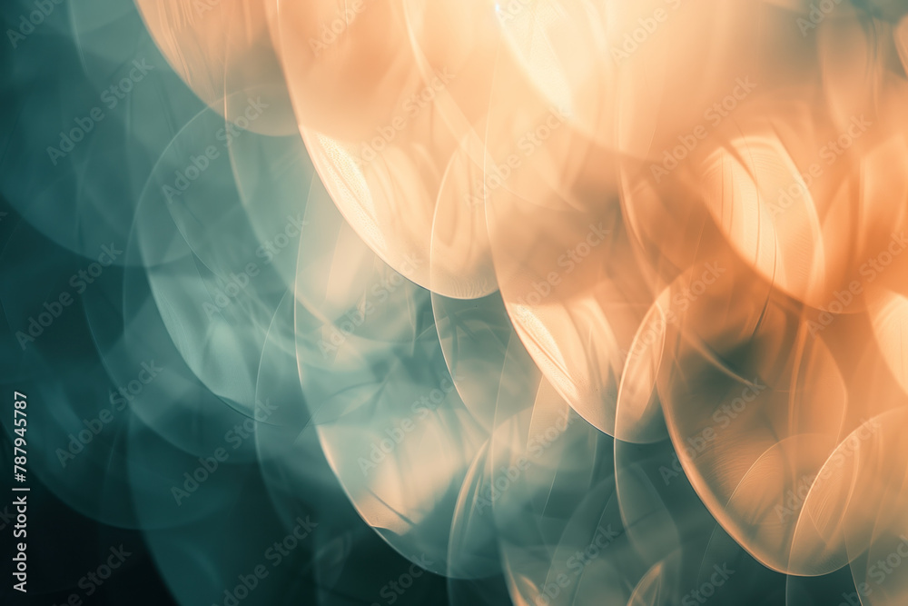 Poster abstract background with reflections and caustics. hi-tech. futuristic background image. created wit