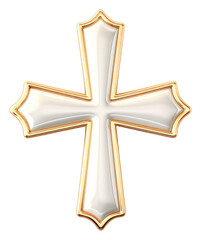 PNG Brooch of holy cross crucifix symbol - obrazy, fototapety, plakaty