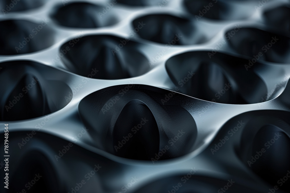 Poster abstract background with a 3d surface. hi-tech futuristic. materials science. background image. crea